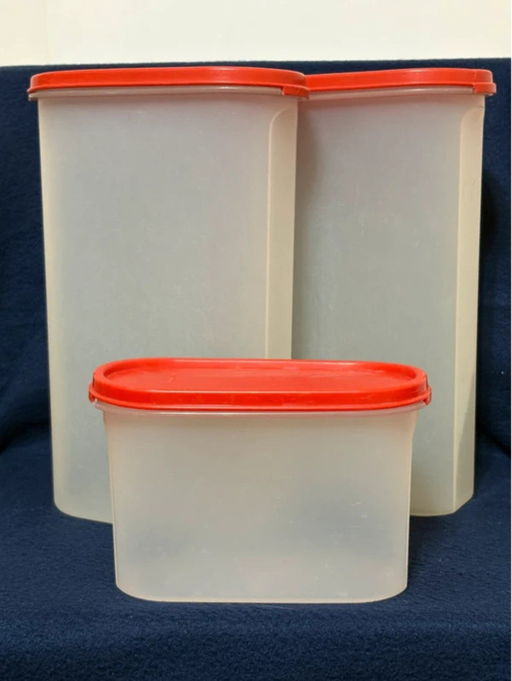 Three piece Tupperware set